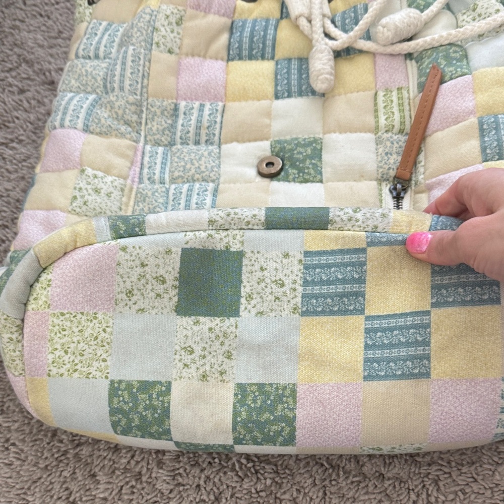 Universal Thread Multicolor Patchwork Backpack - Picture 6 of 7